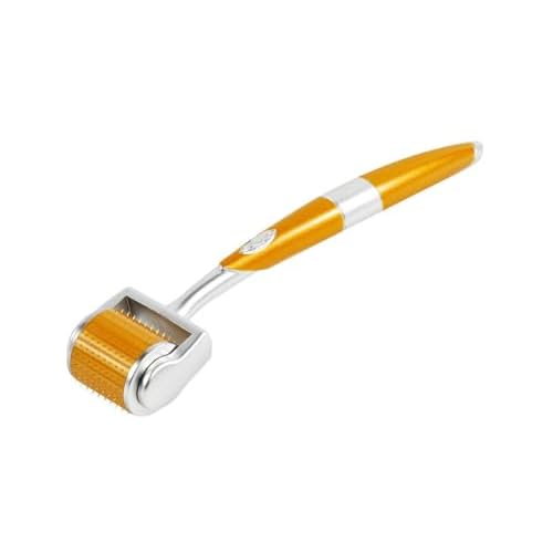 Professional Derma Roller 192 Individual Real Needles Titanium Micro Needles Microneedling Roller for Home Use with Storage Case & User Manual