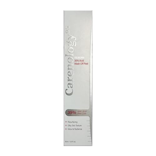 Carenology95 - REBORN 35% Acid Wash Off Peel - Korean Beauty Exfoliator - Gentle Peeling Solution - Pore Cleansing - Dead Skin Cell Removal - K-Beauty - 30ml