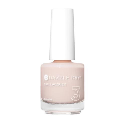 Dazzle Dry Nail Lacquer (Step 3) - Rose Quartz - A light peach blossom semi-sheer with pink blush. (0.5 fl oz)
