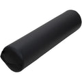 ForPro Full Round Bolster Pillow, Black, Oil and Stain-Resistant, for Massage and Yoga, 6¡± R x 26¡± L
