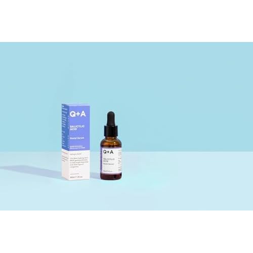 Q+A Salicylic Acid Serum (30ml), Exfoliating, Pore-Minimising and Oil-Controlling Face Serum for Blemish-Prone Skin, Skincare With Salicylic Acid, Succinic Acid and Betaine
