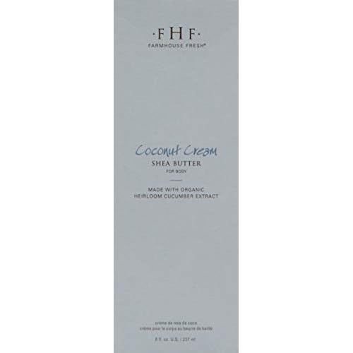 FarmHouse Fresh Body Lotion, Shea Butter. Moisturizing Cream, Coconut Cream Shea Butter for Body. Coconut Lotion, 8 Fl Oz