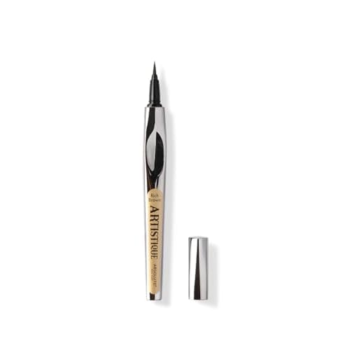 Absolute New York Artistique Easy Grip Liquid Eyeliner, Ultra Fine, Precision Tip, Waterproof (Rich Brown Felt Tip)