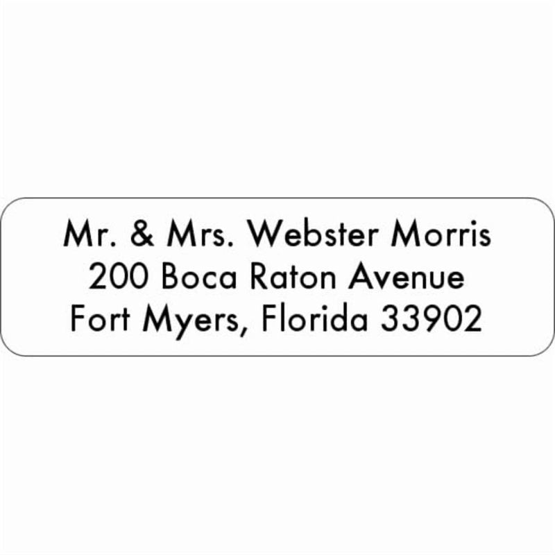 Personalized Return Address Labels on Sheets - Custom Stickers 150 PCS