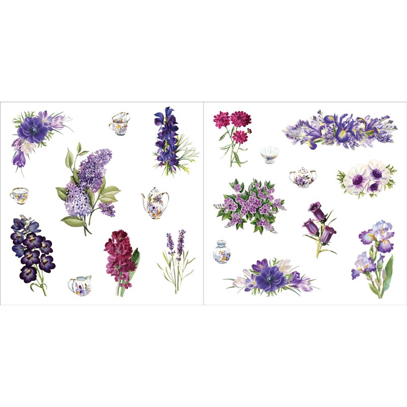 Botanical Sticker Book for Journaling and Crafts - Bunches of Botanicals