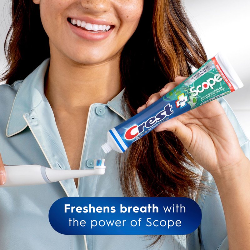 Crest Minty Fresh Whitening Toothpaste 5.2 oz - 3 Pack Oral Care
