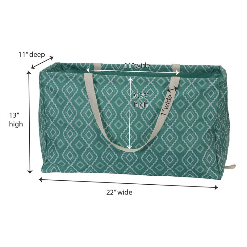 All-Purpose Household Utility Tote - Durable Canvas Storage with Handles