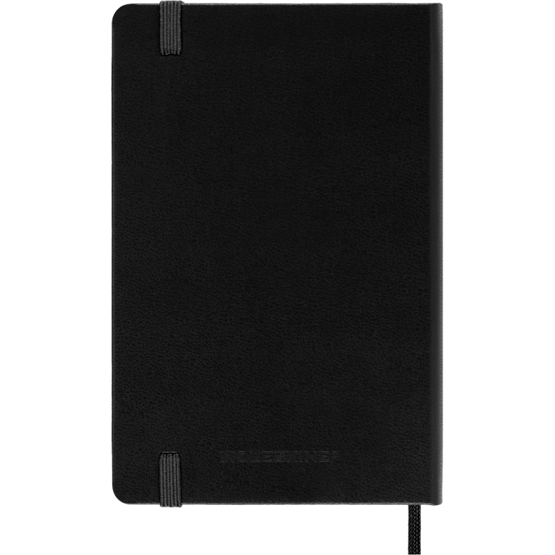 Moleskine Classic Pocket Notebook - Hard Cover, Squared, Black