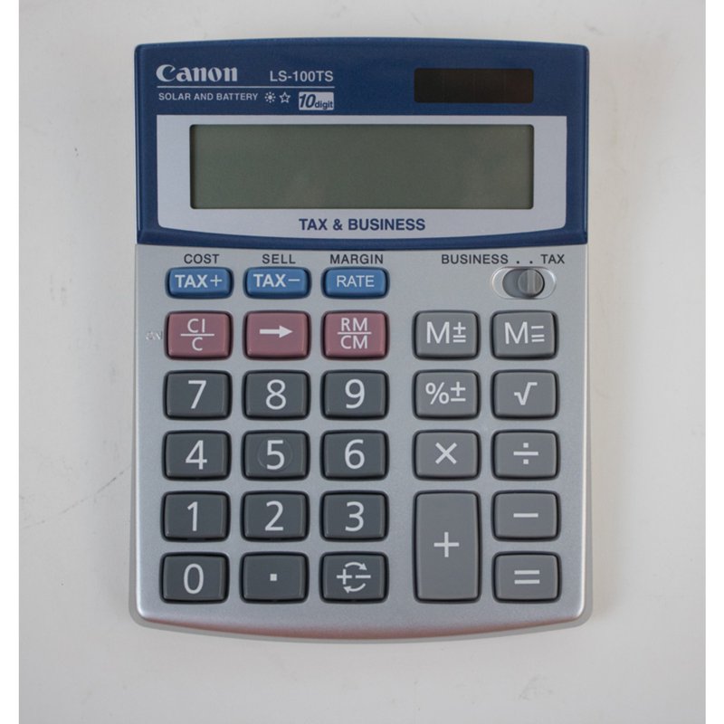 Canon LS-100TS 10-Digit Financial Calculator for Business & Personal Use
