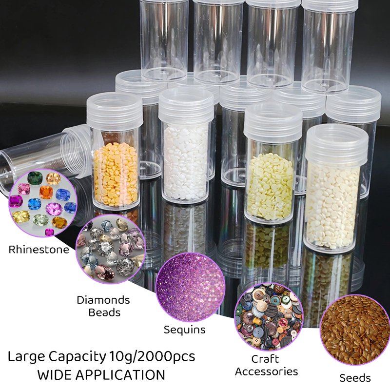 Diamond Painting Storage Containers with 120 Slots & Accessories Kit