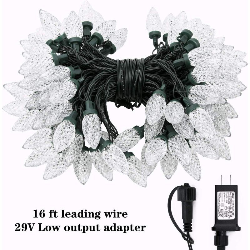 82 Ft LED String Lights for Holiday & Party Decor Waterproof Indoor Outdoor