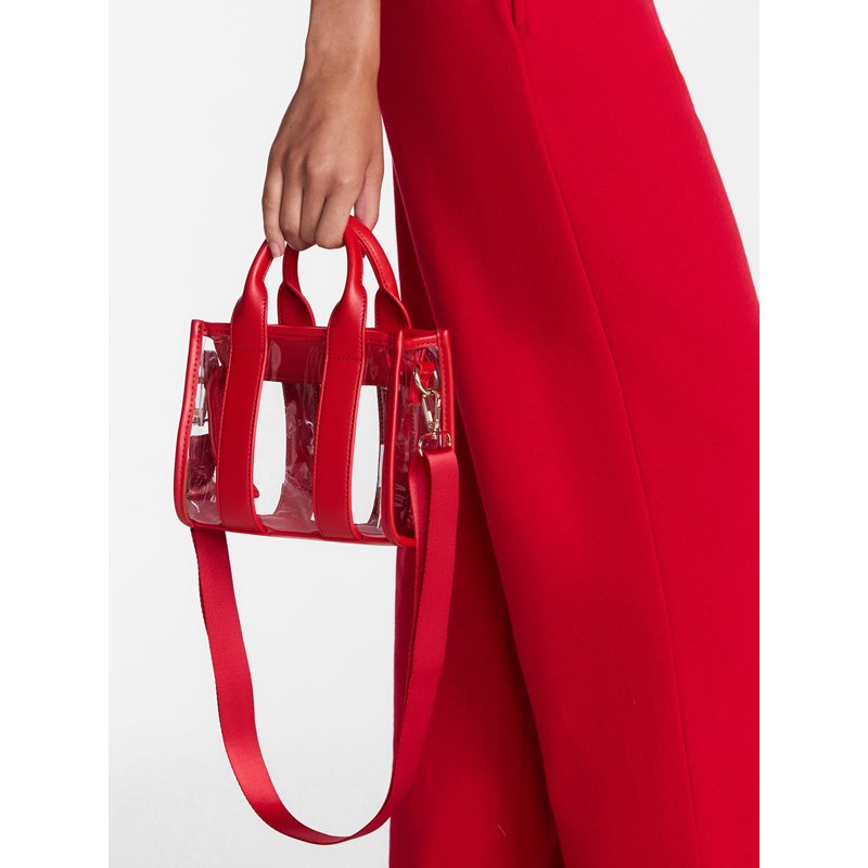 Clear Boxy Tote Bag for Women - Game Day Approved Stadium Bag