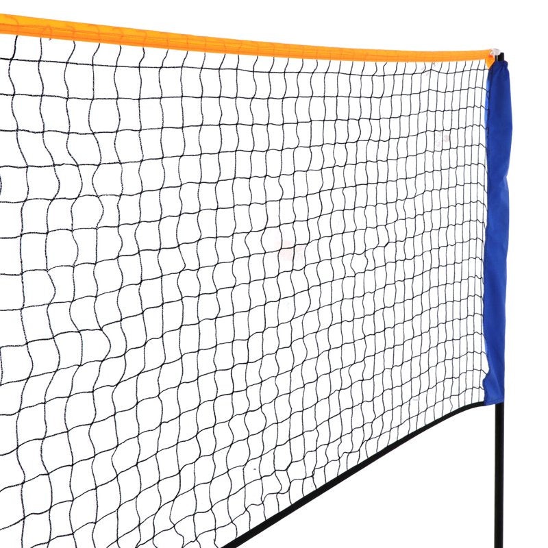Portable Badminton Net Set 10x5ft with Adjustable Height for Outdoor Games - Includes Carry Case