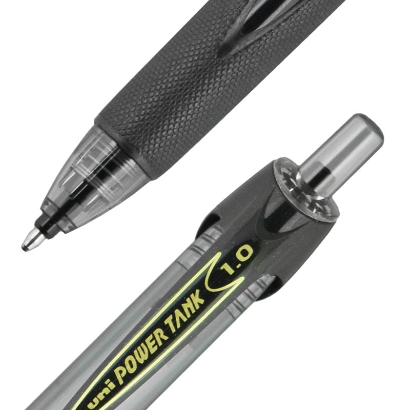 Retractable Ballpoint Pens with Medium 1.0mm Tip, Waterproof & Refillable, 12 Pack