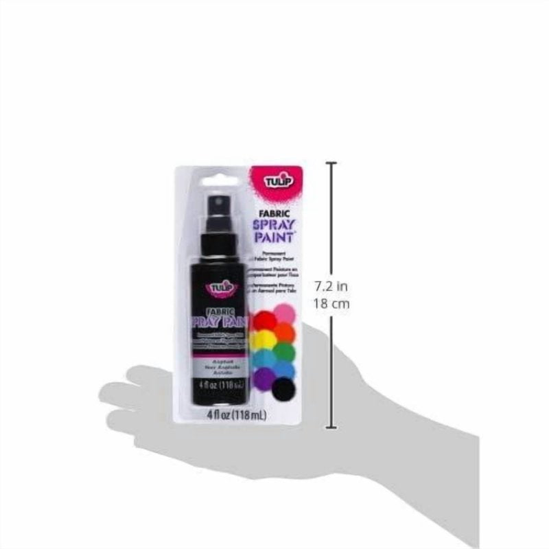 Fabric Spray Paint - Permanent, Vibrant, Eco-Friendly 4oz Aerosol