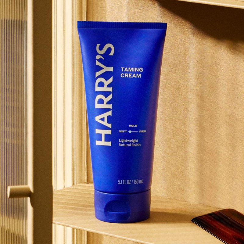 Men's Taming Hair Cream with Soft Hold & Natural Finish - 3 Pack