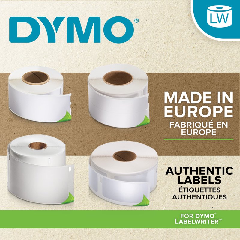 Large Multi-Purpose Labels for LabelWriter Printers - 2-1/8" x 2-3/4" - 320 Labels Roll