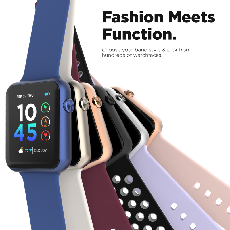 Smartwatch with Heart Rate Blood Oxygen Pedometer & Fitness Tracking