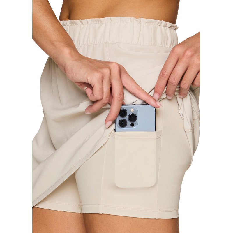 Women's Athletic Ruched Waist Skort for Tennis, Golf & Activewear