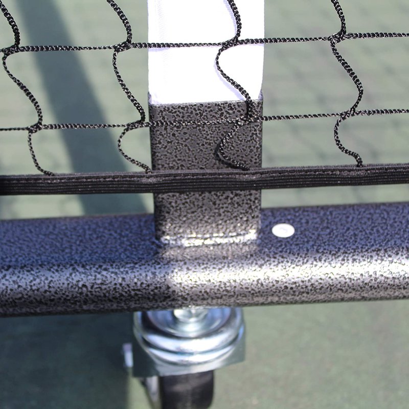 Portable Pickleball Net System with Wheels - Deluxe Aluminum & Steel Frame
