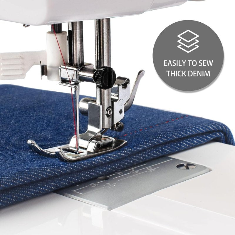 Beginner Sewing Machine with LCD Display, 25 Stitches & Adjustable Speed