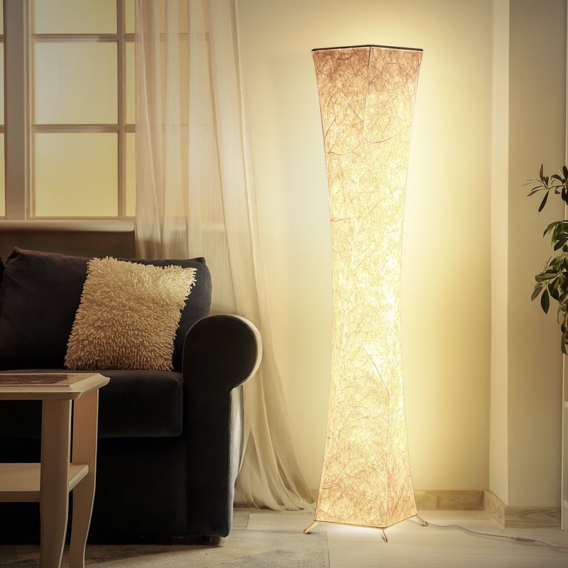 RGB Floor Lamp 61 Inch Tall with Remote & App Control - Color Changing LED for Living Room Bedroom Game Room