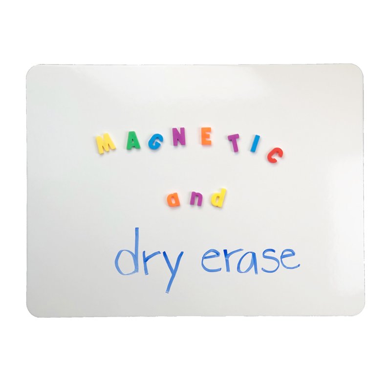 Magnetic Dry Erase Board 9 x 12 Inches - Non-Ghosting Surface, Safe Rounded Corners