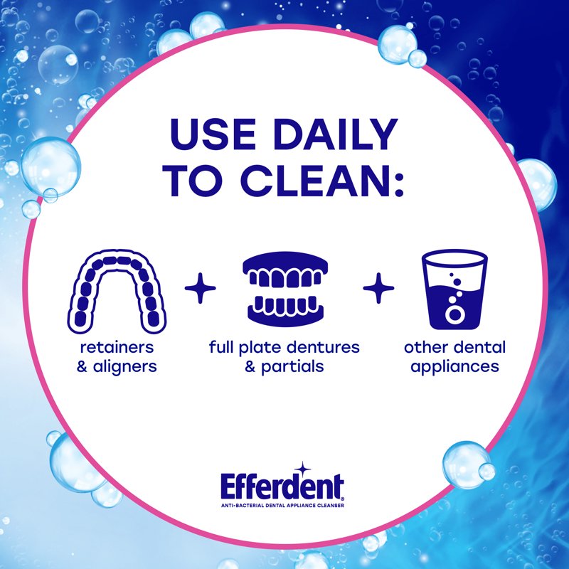 Denture & Retainer Cleaning Tablets - Complete Clean, 126 Count
