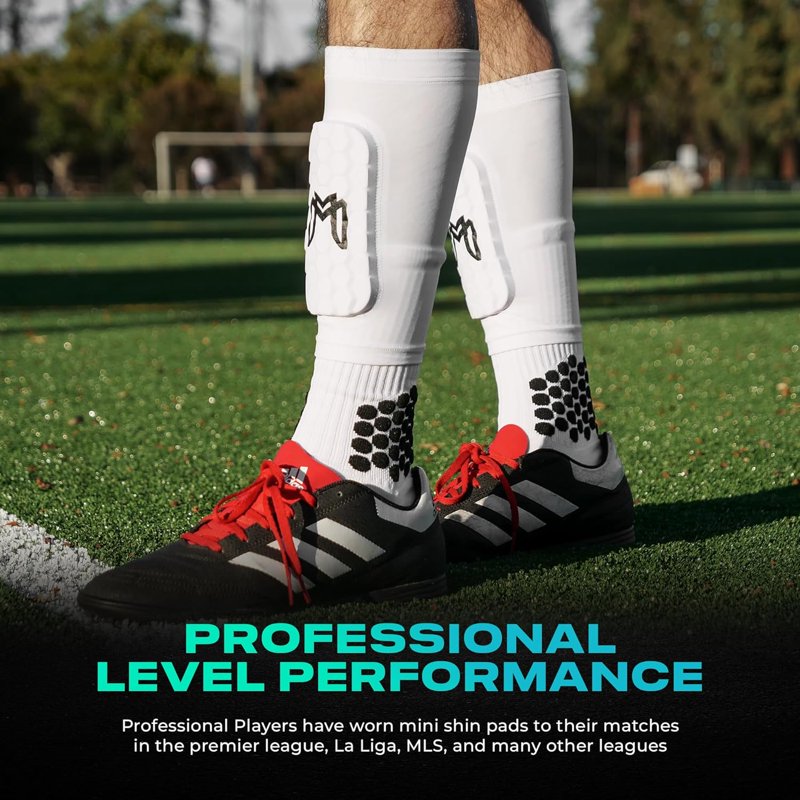 Mini Shin Guard Sleeves with Built-In EVA Pads - White, Variation Maxi