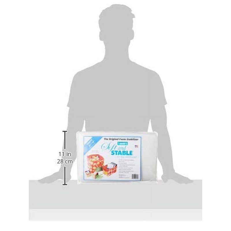 Polyester Foam Stabilizer for Sewing Projects 36x58in White