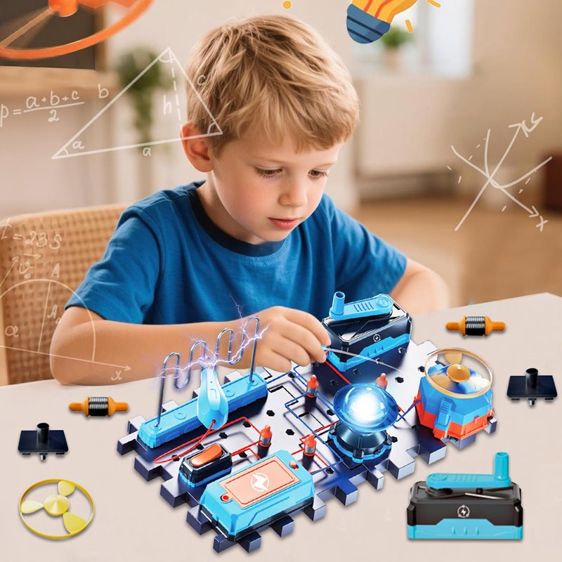 Kids Circuit Building Kit STEM Educational Toys for Ages 4-12