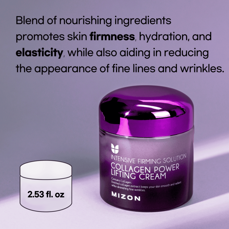 Collagen Power Lifting Cream 1.18 oz Anti-Aging Face Moisturizer for All Skin Types