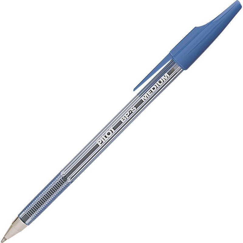 Ballpoint Pen - Blue Ink, 1mm Medium Point, Refillable, Box of 12