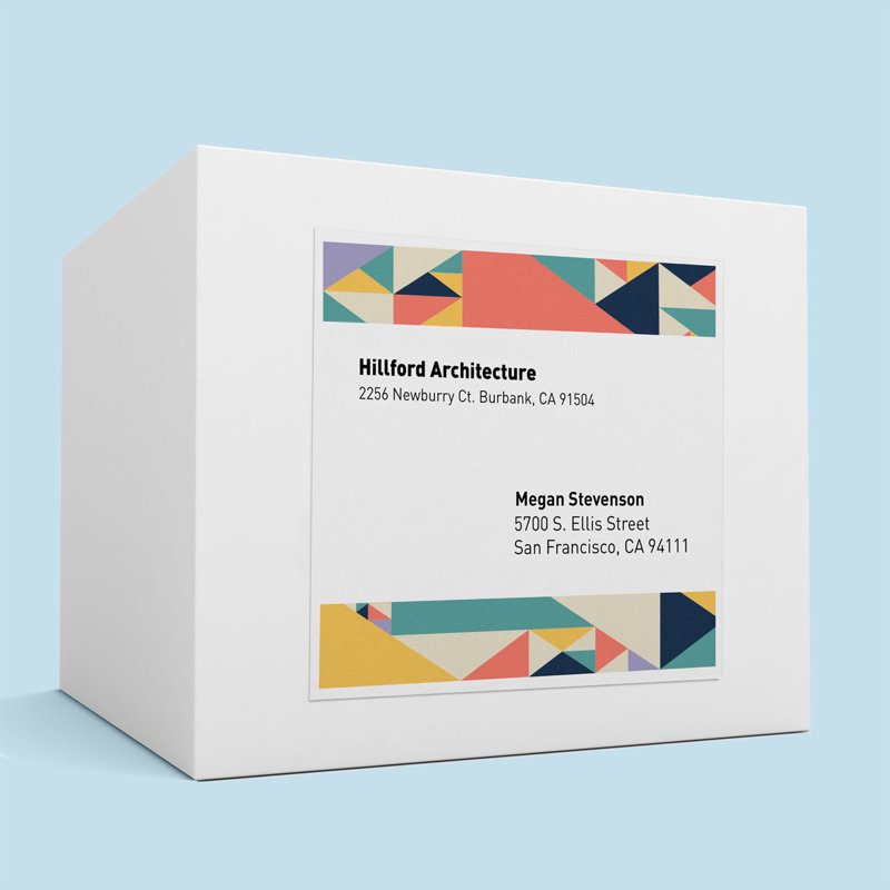 Printable Shipping Labels 8.5 x 11 Inches - White, 250 Sheets
