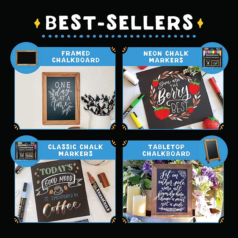 Chalkboard & Whiteboard Cleaning Kit with Spray, Erasers & Cloth