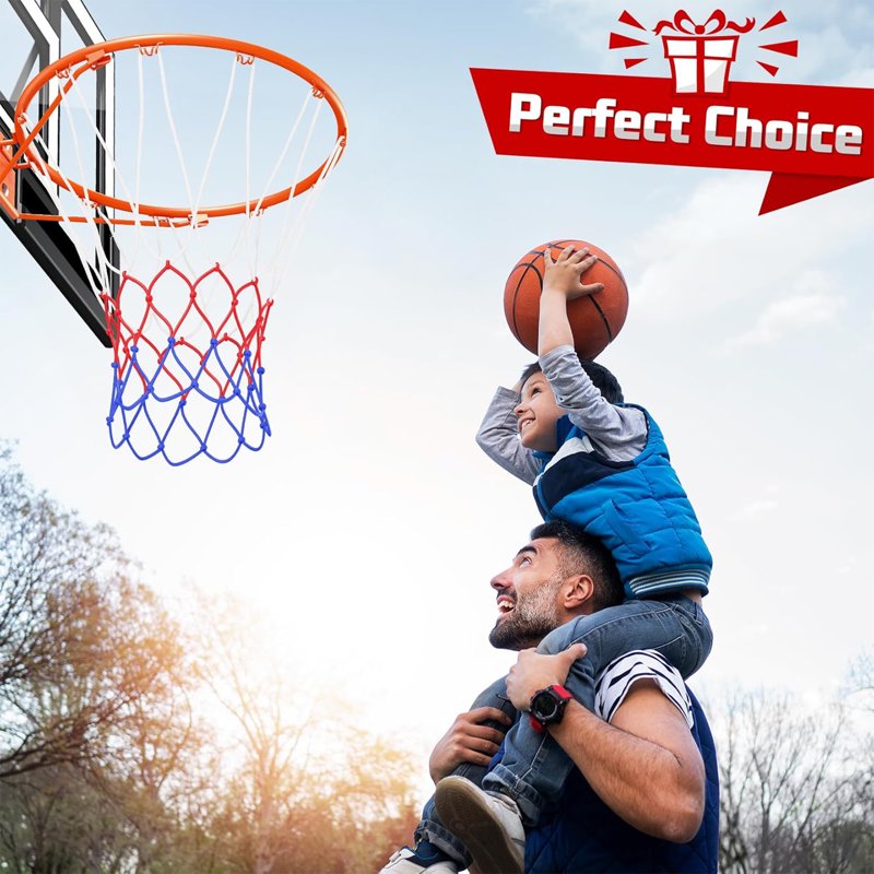 40-Inch Portable Basketball Hoop with Adjustable Height & Shatterproof Backboard