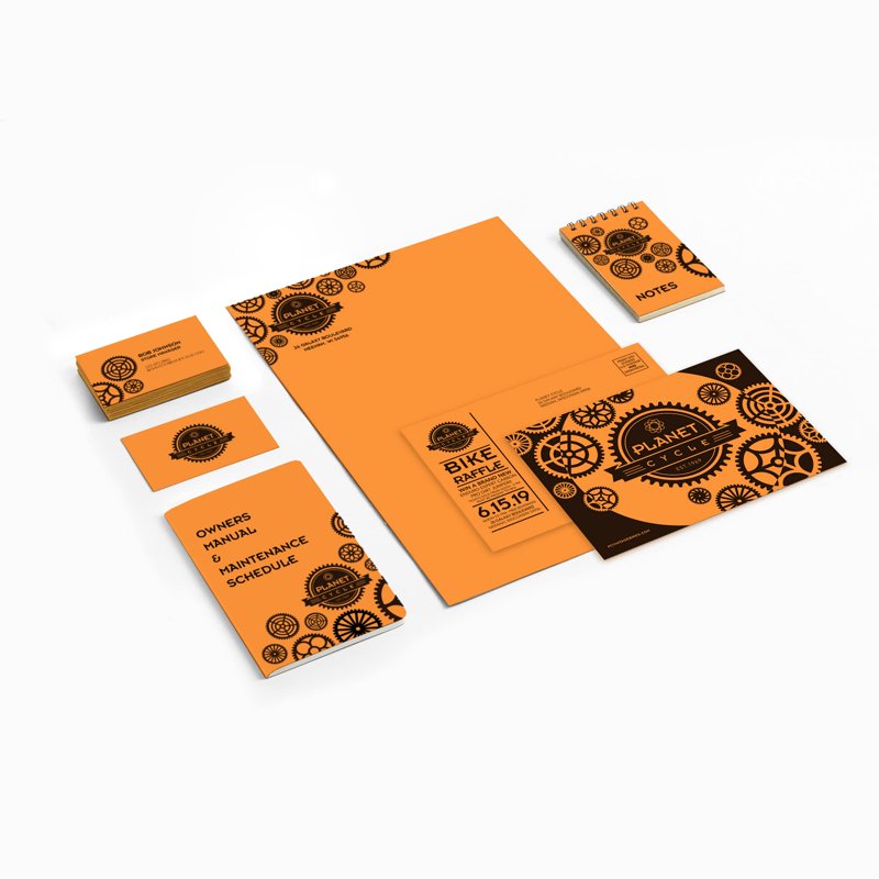 Bright Color Cardstock Paper 8.5 x 11 Inches - Pack of 250, Multiple Colors