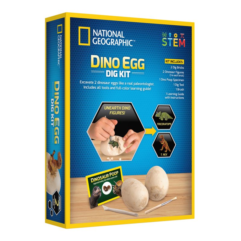 Dinosaur Egg Dig Kit for Kids - Paleontology Science & Educational Toy