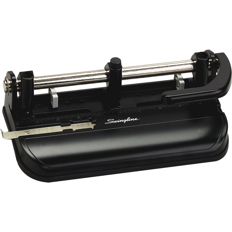 Heavy-Duty Manual Hole Punch - 7 Punch Heads, 32 Sheet Capacity
