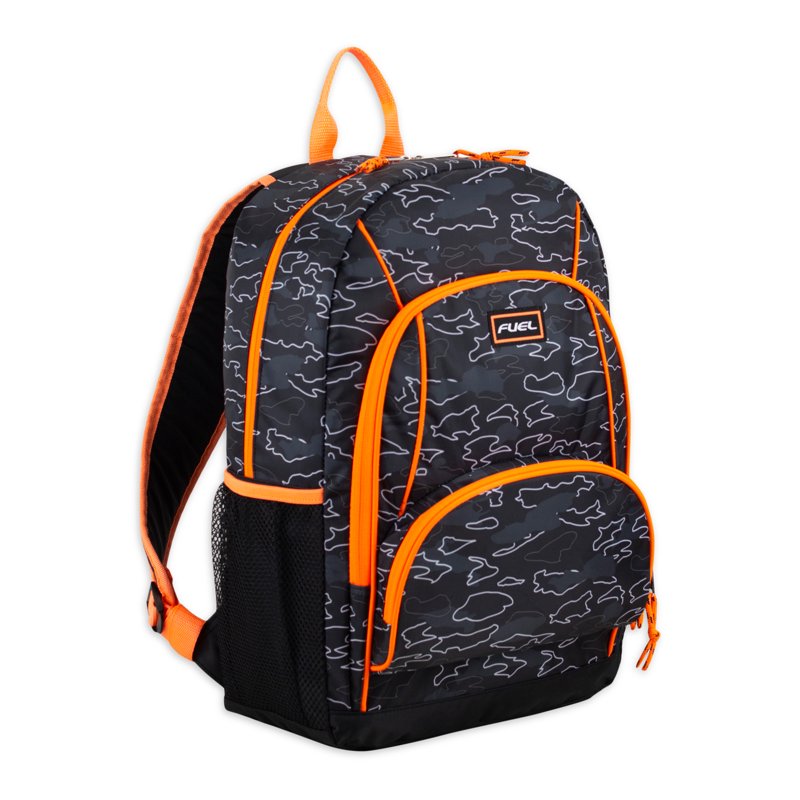 Unisex Triple Pocket Backpack with Padded Straps & Multiple Compartments