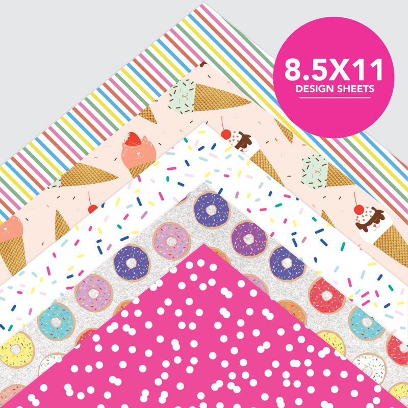 Celebrations Party Paper Pad 8.5x11 Inches 50 Sheets Multi-Design Crafting