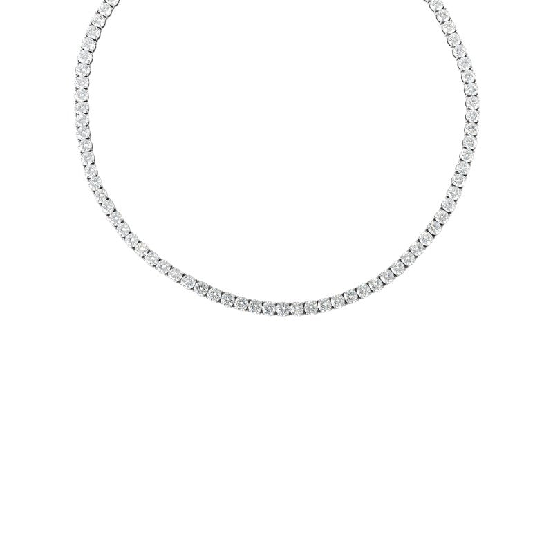 Men's Stainless Steel CZ Necklace 7mm Curb Chain 22 Inch Jewelry