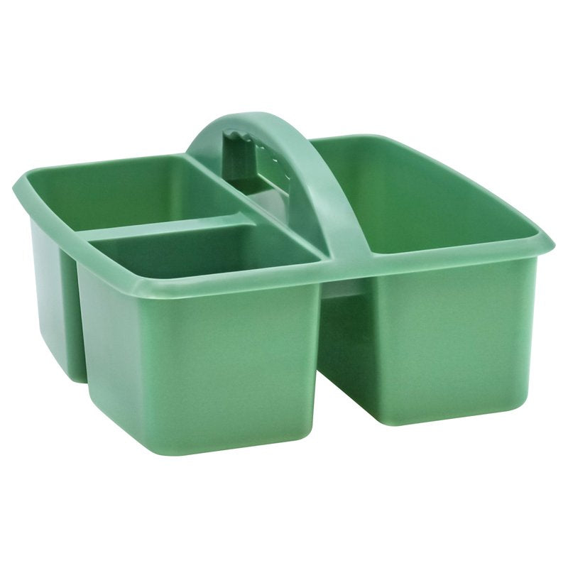 Eucalyptus Green Plastic Storage Caddy Set of 6 - Classroom Organizers