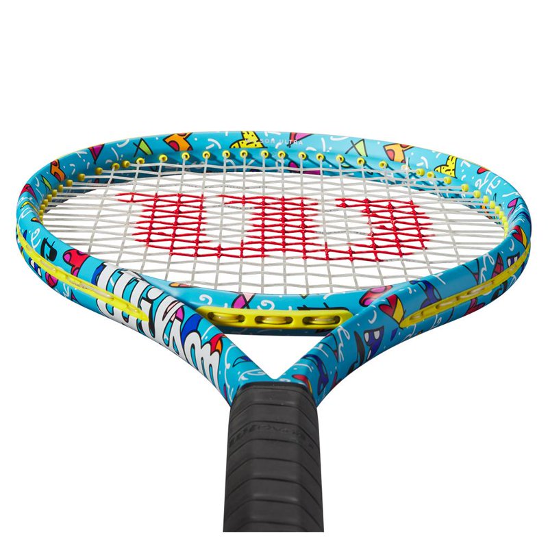 Wilson Ultra 100 v4 Britto Hearts Tennis Racket - Custom Size Options