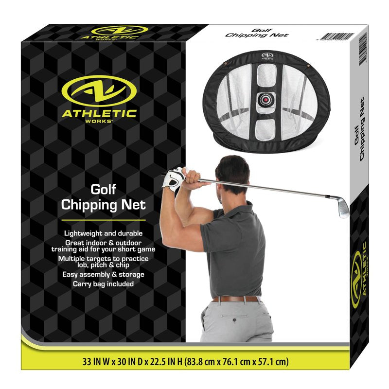 Golf Practice Net with 3 Targets - Portable Chipping Net for Indoor Outdoor Use