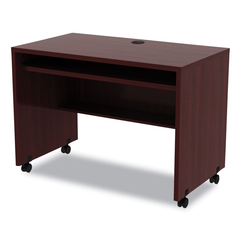 Woodgrain Laminate 6-Compartment Under Counter File Organizer - Espresso