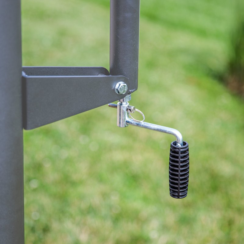 In-Ground Basketball Hoop with 54-Inch Backboard and Adjustable Height