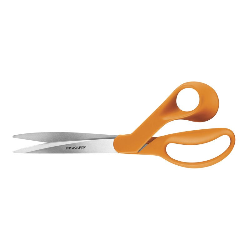 Dressmaker Scissors 9 Inch - Fabric Shears, Orange Handles