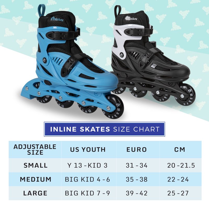 Adjustable Kids Inline Skates - Lightweight, Safe & Supportive for Youth