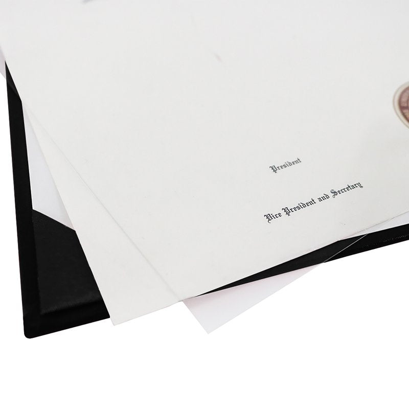 Graduation Diploma Cover 8.5x11 Inches Leatherette Certificate Holder